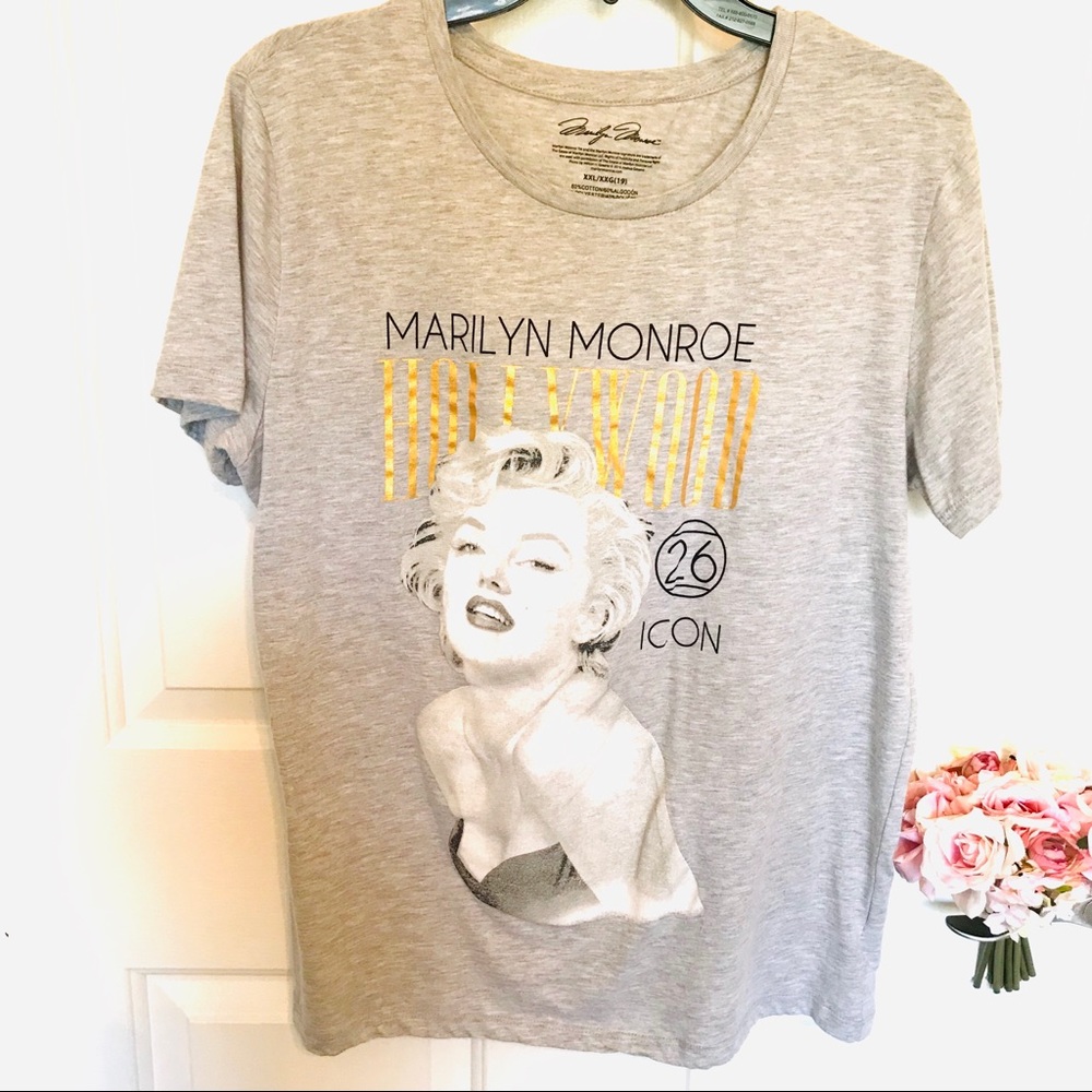 MARILYN MONROE SHORT SLEEVE GRAPHIC TEE SIZE XXL